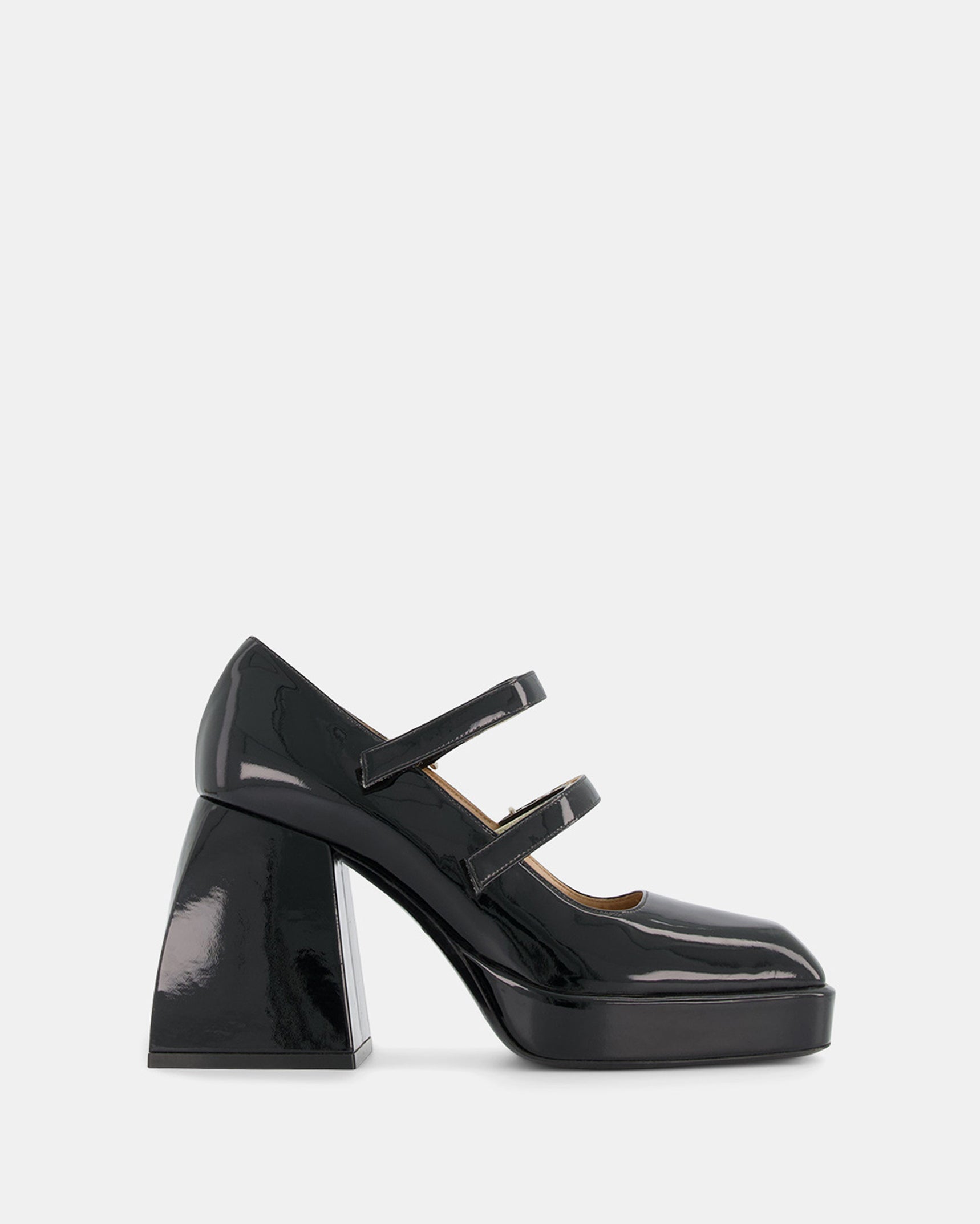 Nodaleto Babies mary jane heel in black patent leather