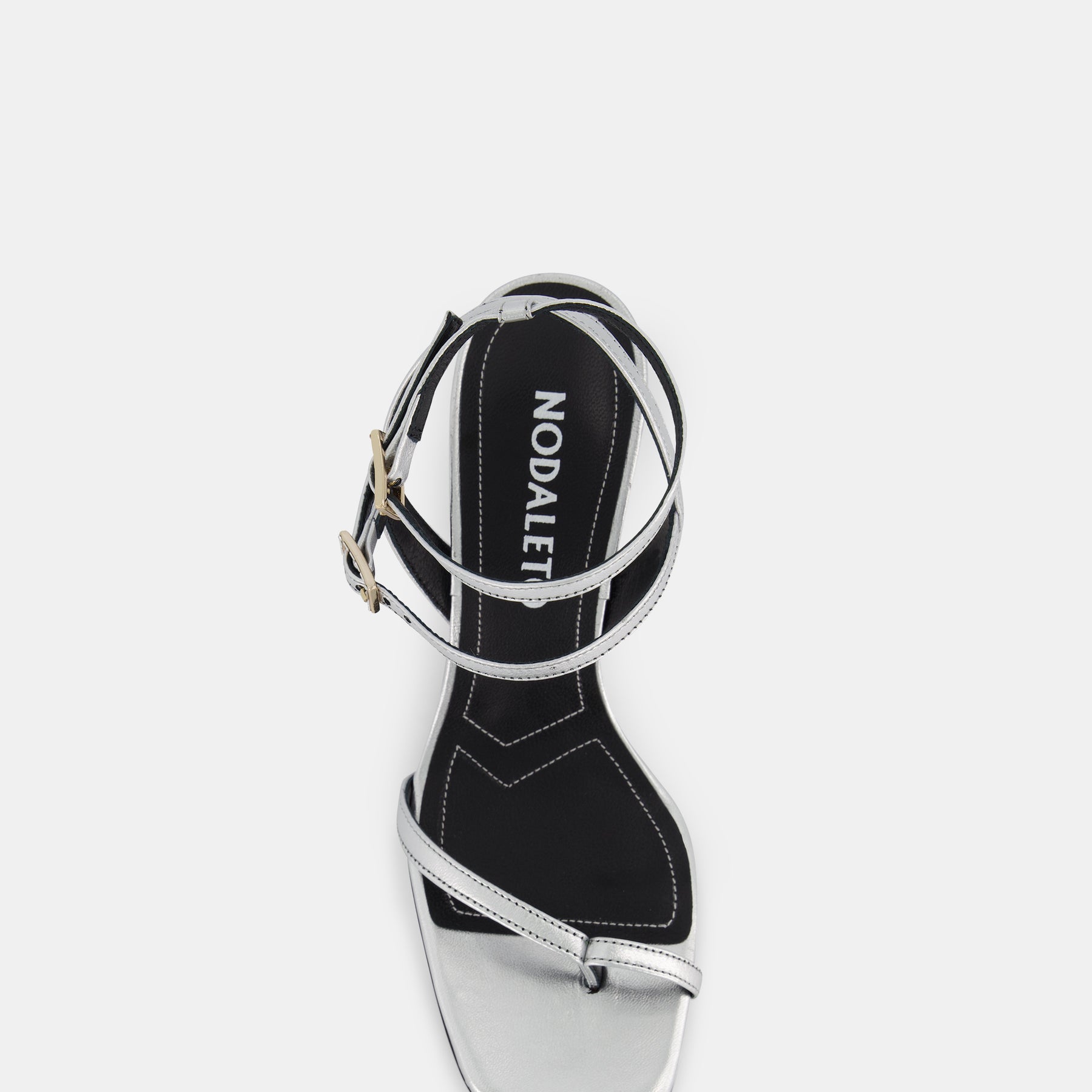 Angel C Silver Metallic Nappa