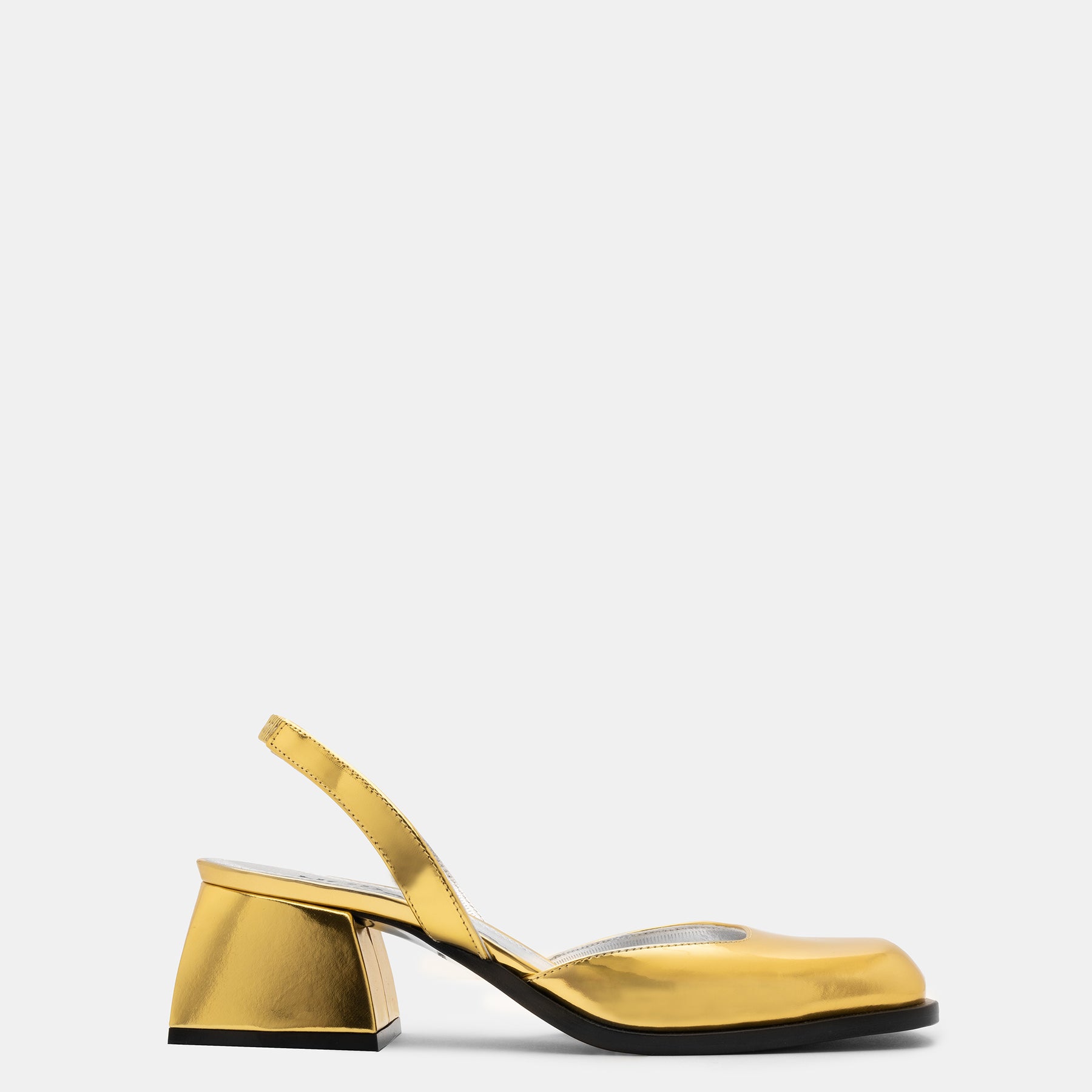 Nodaleto slingback shoe in gold